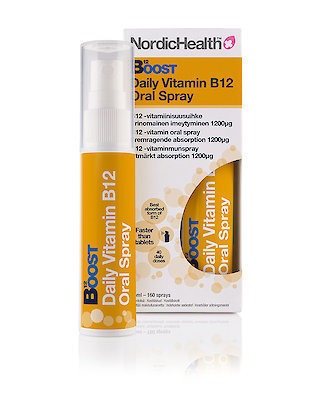 B12-vitamiinisuusuihke, Nordic Health Sprays